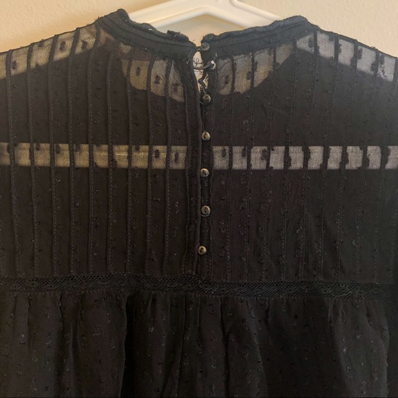 Zara Trafaluc Collection- Black Blouse - Picture 3 of 5